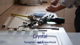  Presentation with diy - Audience pleasing PPT layouts consisting of refigeration engineering - man installing kitchen - diy backdrop and a lemonade colored foreground