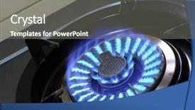  Presentation with gas - Beautiful presentation featuring refining fire - gas stove backdrop and a gray colored foreground