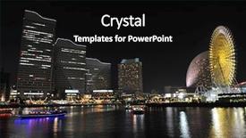  Presentation with japan - Amazing presentation theme having reflcting in the river japan backdrop and a black colored foreground