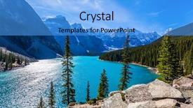  Presentation with cold water - Beautiful presentation featuring reflected in the icy water backdrop and a  colored foreground