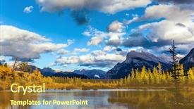  Presentation with lake - Amazing theme having reflected in the smooth water backdrop and a tawny brown colored foreground