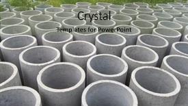  Presentation with pipe - Theme enhanced with reflection identity - concrete pipe background and a tawny brown colored foreground