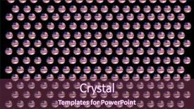  Presentation with refraction - Audience pleasing PPT theme consisting of reflection in water drops refraction backdrop and a tawny brown colored foreground