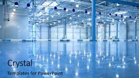  Presentation with abstract light - Presentation with reflection light - abstract modern empty inderior blue background and a light blue colored foreground