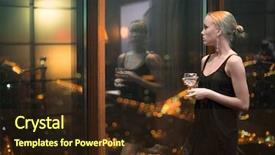  Presentation with abstract beautiful black pink glitter - Presentation design enhanced with reflection light - beautiful young girl background and a wine colored foreground