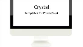  Presentation with white blank notebook silver - Beautiful PPT theme featuring reflection with blank white screen backdrop and a white colored foreground