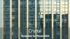  Presentation with building houses - Presentation design featuring reflections-of-city-houses background and a ocean colored foreground