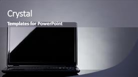  Presentation with shot - Beautiful slides featuring reflective table on grey background backdrop and a  colored foreground