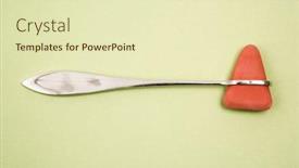  Presentation with reflex - Audience pleasing presentation consisting of reflex hammer backdrop and a soft green colored foreground