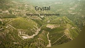  Presentation with mountains - Amazing presentation having the beach of ocean backdrop and a  colored foreground.