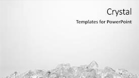  Presentation with ice - Colorful PPT theme enhanced with refraction - crushed ice in front backdrop and a white colored foreground
