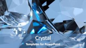  Presentation with crystals - Amazing slide set having strategy pillar - panoramic conference room in modern backdrop and a light gray colored foreground.