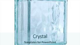  Presentation with refraction - Theme having refraction light - color photo of a glass background and a light blue colored foreground