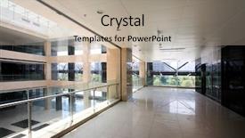  Presentation with refraction - Cool new slides with refraction light - internal structure of modern urban backdrop and a mint green colored foreground