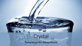  Presentation with water glass - PPT layouts with butterfly name common pierrot background and a tawny brown colored foreground