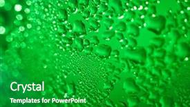  Presentation with green color - Amazing presentation theme having refreshing green watery background color backdrop and a shamrock green colored foreground