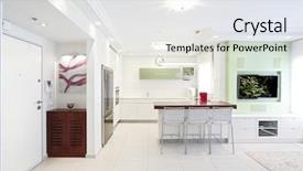  Presentation with designs - Slide deck consisting of refrigeration system - home entrance designs - modern background and a sky blue colored foreground