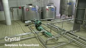  Presentation with refrigeration system - Audience pleasing PPT layouts consisting of refrigeration system - stainless steel temperature controlled pressure backdrop and a gray colored foreground