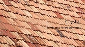  Presentation with red beet root - Amazing slide set having refugge - roof with old red tiles backdrop and a coral colored foreground