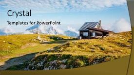  Presentation with awesome - Amazing presentation theme having refuge place - picture of awesome part backdrop and a light blue colored foreground