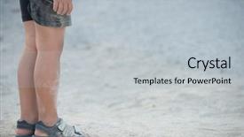  Presentation with refugee - Presentation having refugee - dirty and poverty background and a light gray colored foreground