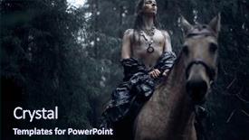  Presentation with horse hair - Beautiful presentation theme featuring regenwald stockwerke - young man with long hair backdrop and a wine colored foreground