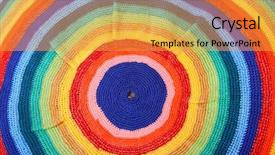  Presentation with rasta - Colorful slide set enhanced with reggae - rasta cap closeup psychedelic background backdrop and a gold colored foreground