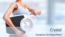  Presentation with law blue sky scales of justice - Presentation theme featuring regime - woman with scales over blue background and a sky blue colored foreground