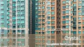  Presentation with regional development - Colorful PPT theme enhanced with regional development - skyscraper building backdrop and a coral colored foreground