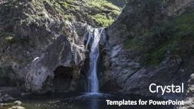  Presentation with sunlight on falls - Cool new slide set with regional park in thousand oak backdrop and a tawny brown colored foreground