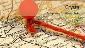  Presentation with map vintage - Presentation having regional planning - vintage 1907 copyright - expired background and a yellow colored foreground