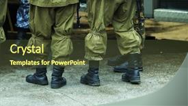  Presentation with riot - PPT layouts with regional service report - riot squad background and a  colored foreground