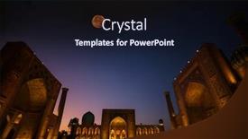  Presentation with registan - Audience pleasing PPT theme consisting of registan-square-in-samarkand-madrasah backdrop and a wine colored foreground