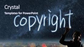  Presentation with intellectual property law - Cool new slides with intellectual property law - concept of copyright silhouette asian backdrop and a ocean colored foreground