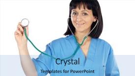  Presentation with blue and white tie dye swirl - Amazing presentation having registered nurse - lady doctor whit blue overall backdrop and a  colored foreground