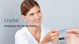  Presentation with registration - Presentation design enhanced with registration-with-a-chip-card background and a lemonade colored foreground