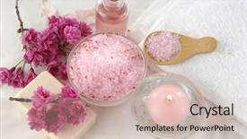  Presentation with health hope healing - Audience pleasing PPT theme consisting of reglage en aviron - health spa setting on soft backdrop and a  colored foreground