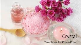  Presentation with health - Cool new theme with reglage en aviron - health spa setting on soft backdrop and a  colored foreground