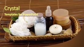  Presentation with health hope healing - Presentation design featuring reglage en aviron - health spa setting background and a  colored foreground