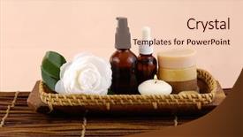  Presentation with health - Slide set consisting of reglage en aviron - health spa setting background and a  colored foreground