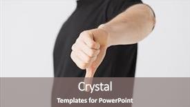  Presentation with man heart attact hand hold - PPT theme consisting of regression - close up of man hand background and a gray colored foreground