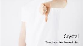  Presentation with man heart attact hand hold - PPT layouts consisting of regression - close up of man hand background and a white colored foreground