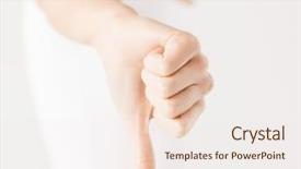  Presentation with weight loss woman showing - PPT layouts featuring regression - close up of woman hand background and a sky blue colored foreground