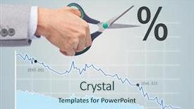  Presentation with financial analysis - Amazing slide deck having regression analysis - business people default financial backdrop and a sky blue colored foreground