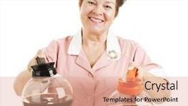  Presentation with choice - Slides featuring regular or decaffeinated coffee background and a coral colored foreground