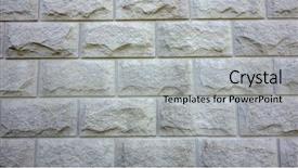  Presentation with brick wall - Slides enhanced with regular templates - old brick wall for background background and a  colored foreground