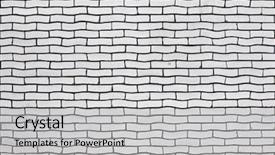  Presentation with brick wall texture - Amazing PPT layouts having regular templates - uneven white brick wall texture backdrop and a light gray colored foreground