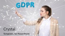  Presentation with gdpr - PPT layouts with regulation the protection of personal background and a light gray colored foreground