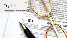  Presentation with pen - Audience pleasing slide deck consisting of regulatory - w3 form pen backdrop and a soft green colored foreground