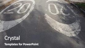  Presentation with maximum - Presentation design featuring regulatory signs maximum speed limit background and a dark gray colored foreground
